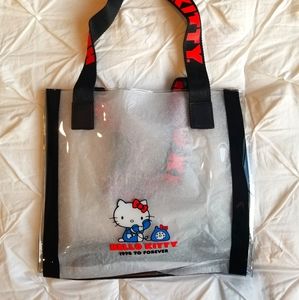 Hello kitty clear tote bag